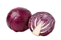 Repollo Morado entero y cortado a la mitad